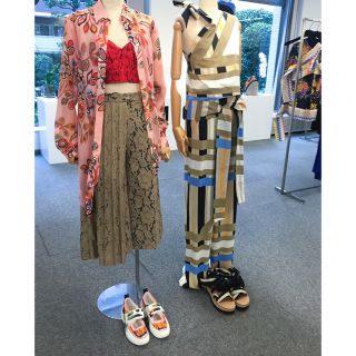 MSGM レースガウチョ パンツ