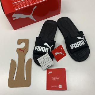 プーマ(PUMA)のPUMA PURECAT プーマ  ピュアキャット　サンダル　黒白　スリッパ(サンダル)