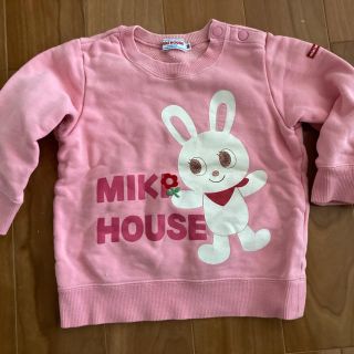 ミキハウス(mikihouse)のらっこぷかぷかさんご検討　ミキハウス　トレーナー　90(Tシャツ/カットソー)