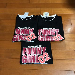 新品未使用 ロングTシャツ 150サイズ 3枚セット(Tシャツ/カットソー)