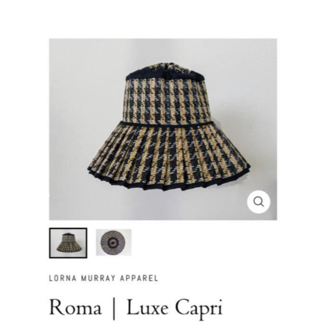 Ron Herman(ロンハーマン)の[新品]lorna murray Roma Luxs Capri Sサイズ レディースの帽子(麦わら帽子/ストローハット)の商品写真