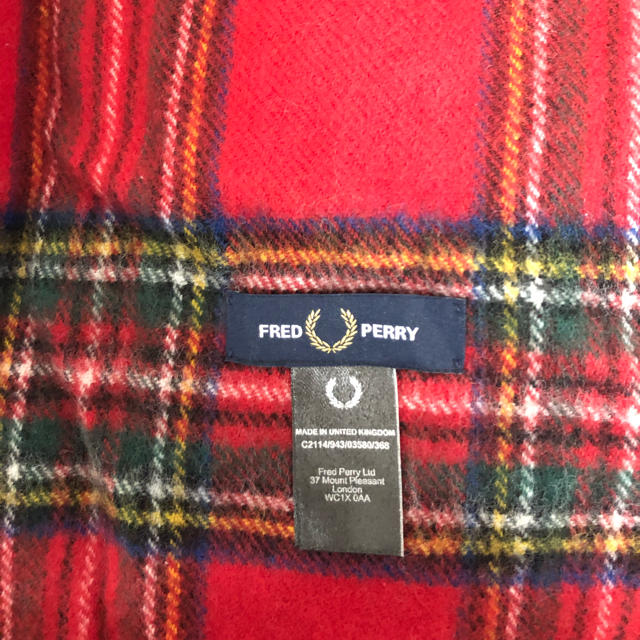 FRED PERRY(フレッドペリー)のFred perry マフラー メンズのファッション小物(マフラー)の商品写真