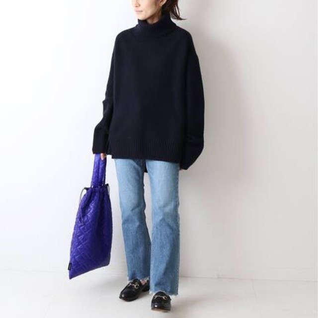 FRAMeWORK  DENIM ストレートフレアパンツブルーサイズ