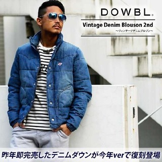 ダブル(DOWBL)のDOWBL   ヴィンテージデニムブルゾン2nd 44(Gジャン/デニムジャケット)