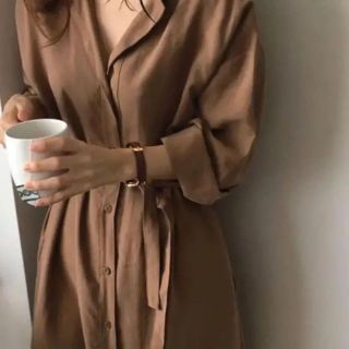 ロングシャツワンピース♡(ロングワンピース/マキシワンピース)