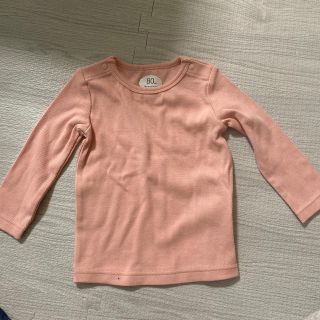 ブランシェス(Branshes)の専用　ブランシェス　リブロンティー　女の子　長袖　80(シャツ/カットソー)