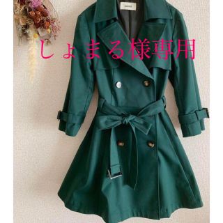 スナイデル(SNIDEL) トレンチコート(レディース)(グリーン・カーキ ...