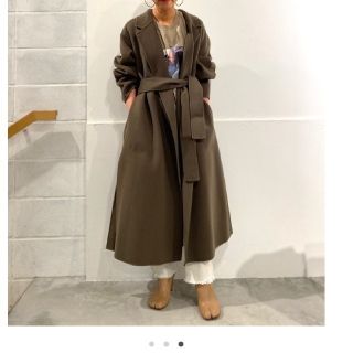 プラージュ(Plage)のjj様♥️専用 ハミルトンベルテッドコート 34 カーキ(ロングコート)