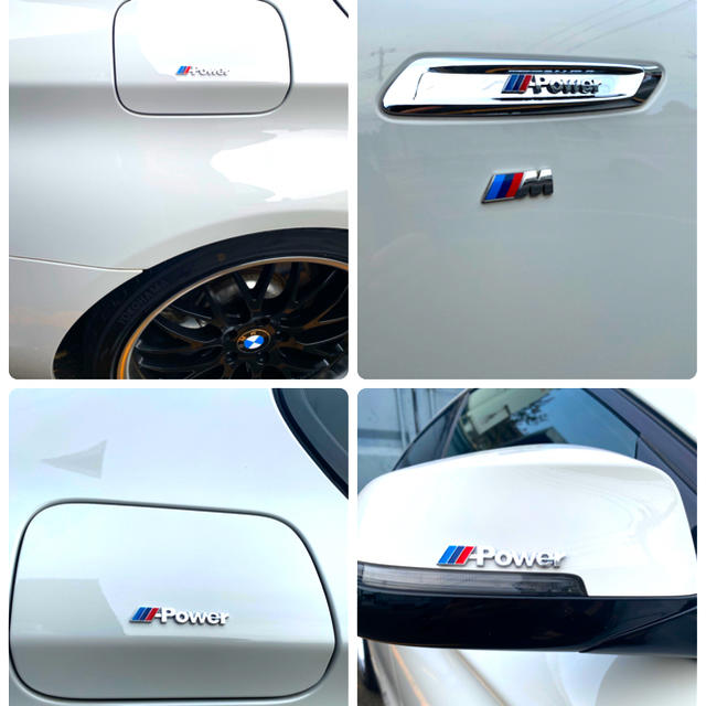 BMW(ビーエムダブリュー)のBMW エンブレム　Mロゴ　ステッカー 自動車/バイクの自動車(車外アクセサリ)の商品写真