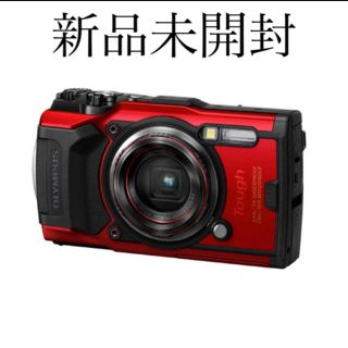 オリンパス(OLYMPUS)のオリンパス デジタルカメラ Tough レッド TG-6 RED(コンパクトデジタルカメラ)