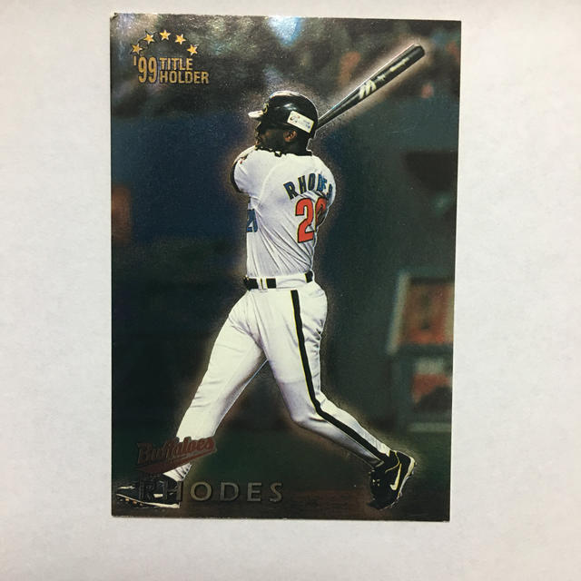 プロ野球カード 1999年 タフィ・ローズ 背番号20 大阪近鉄 プロ野球カード 1999年 タフィ・ローズ 背番号20 大阪近鉄