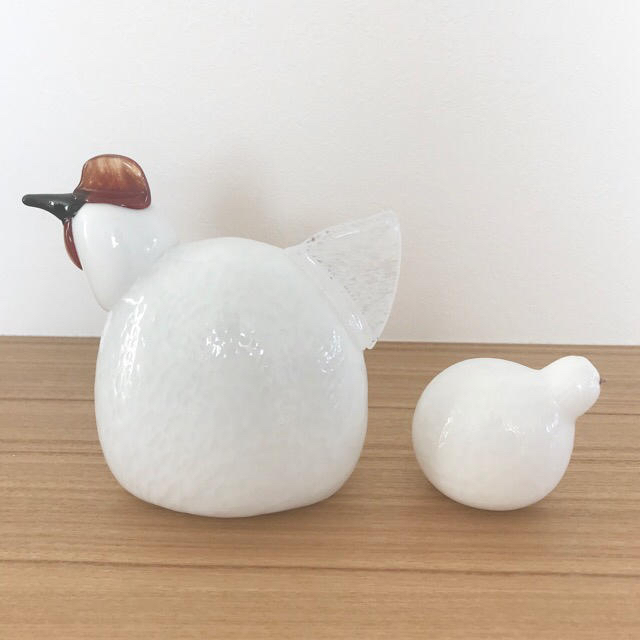 iittala(イッタラ)のイッタラ バード Happy Chicken、Downy chick 親子 インテリア/住まい/日用品のインテリア小物(置物)の商品写真