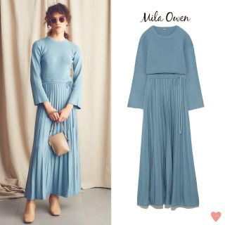 ミラオーウェン(Mila Owen)のCLASSY BAILA掲載 Mila Owen 2019AW ニットワンピース(ロングワンピース/マキシワンピース)