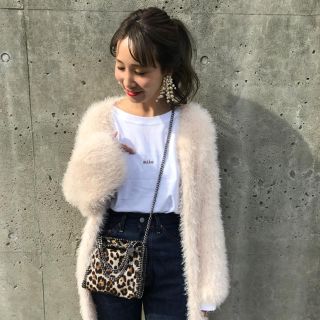 ザラ(ZARA)のmite  ロンT グレーロゴ(Tシャツ/カットソー(七分/長袖))