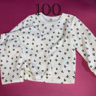 さくらんぼ　パジャマ　100(パジャマ)