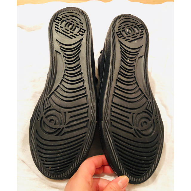 MUJI (無印良品)(ムジルシリョウヒン)のMUJI 無印良品　防水加工　スニーカー　ブラック レディースの靴/シューズ(スニーカー)の商品写真