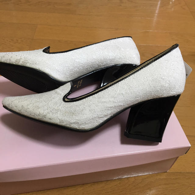 しまむら(シマムラ)のレース♡オペラパンプス レディースの靴/シューズ(ハイヒール/パンプス)の商品写真