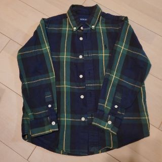 ラルフローレン(Ralph Lauren)の☆RALPH LAUREN(ラルフ)　ボタンダウンシャツブラックウ　120cm☆(ブラウス)