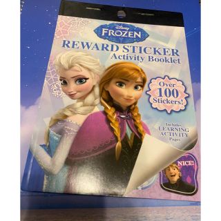 ディズニー(Disney)のアナと雪の女王　シールブック　アメリカ(キャラクターグッズ)