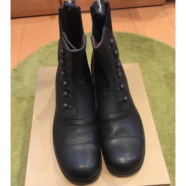 BEAUTIFUL SHOES Buttoned Sidegore Boots