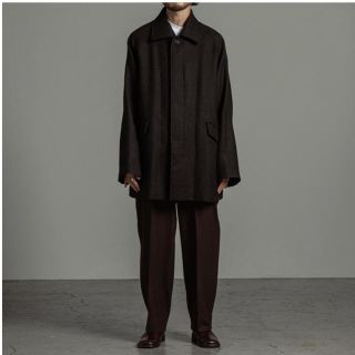 text Alpaca Travel Coat アルパカ  トラベルコート