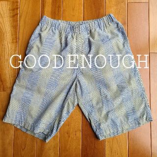 GOODENOUGH - 【GOODENOUGH】ハーフパンツ チェック柄の ...