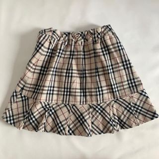 バーバリー(BURBERRY)のBurberry バーバリー 120cm ノバチェック プリーツスカート(スカート)