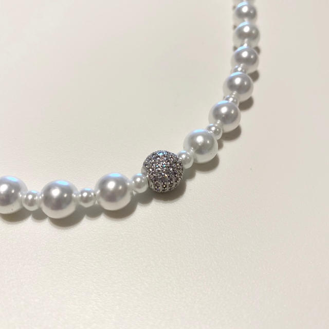 KAPITAL(キャピタル)のpearl beads necklace パールビーズネックレス メンズのアクセサリー(ネックレス)の商品写真