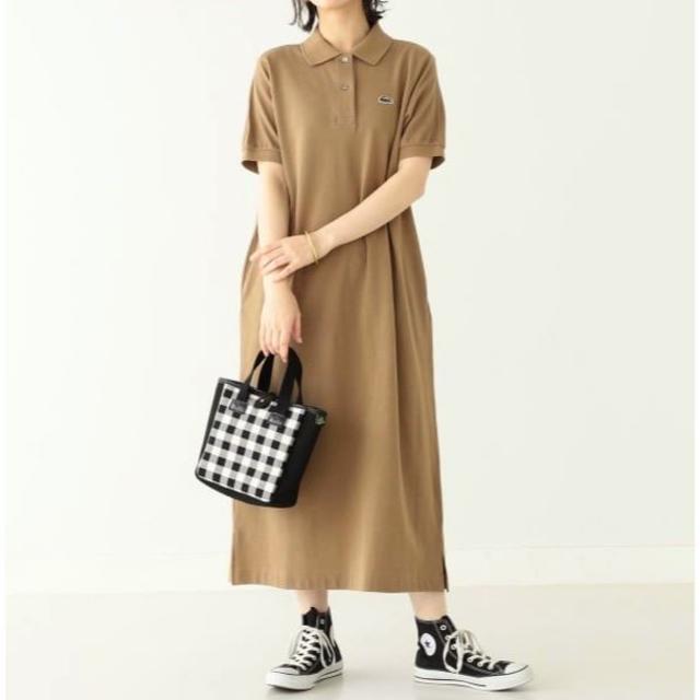 LACOSTE × BEAMS BOY ☆新品 別注 ポロ ロング ワンピース - claudia ...