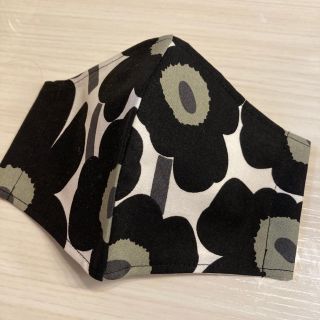 マリメッコ(marimekko)のCHOCHO様専用3点　立体　インナーマスク　黒(その他)