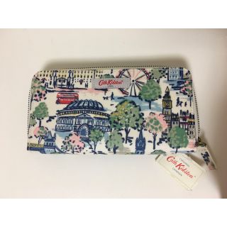 キャスキッドソン(Cath Kidston)のキャスキッドソン　財布　長財布　ロンドン　オフホワイト(財布)