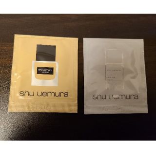 シュウウエムラ(shu uemura)のシュウウエムラ　ファンデーション　サンプル　２種類(サンプル/トライアルキット)