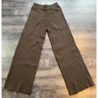 トゥデイフル(TODAYFUL)のtodayful 2019aw knit trouser　38(カジュアルパンツ)