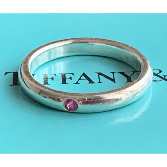 Tiffany & Co.(ティファニー)のTiffany シルバーリング（ピンクサファイア付） レディースのアクセサリー(リング(指輪))の商品写真