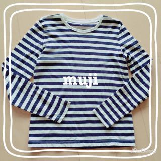 ムジルシリョウヒン(MUJI (無印良品))の無印良品 ボーダーTシャツ(Tシャツ(長袖/七分))