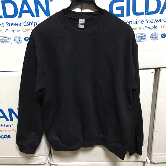 GILDAN(ギルタン)のGILDANギルダンのトレーナー★ブラックL黒★日祝以外は毎日即日発送16時〆 メンズのトップス(スウェット)の商品写真