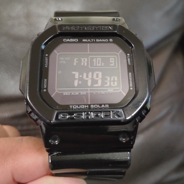 美品 G-SHOCK/CASIO/電波ソーラー/GW-M5610BB-1 カシオ