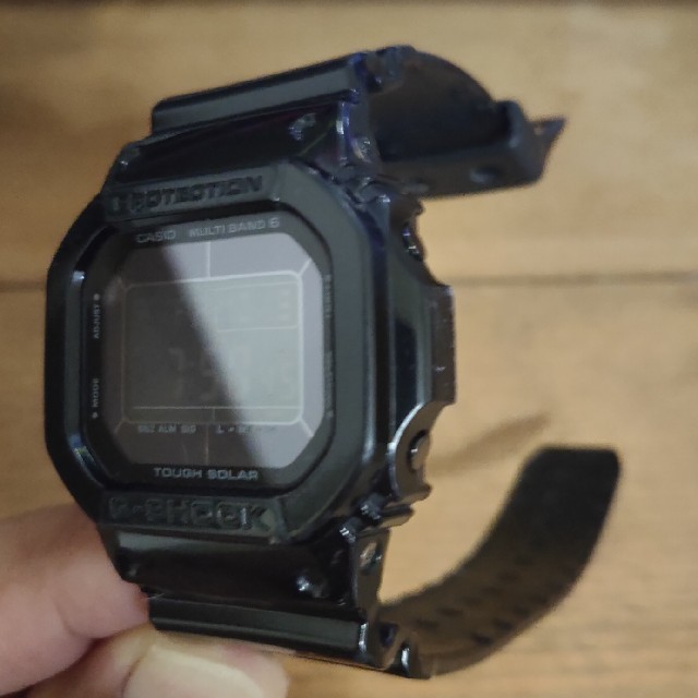 美品 G-SHOCK/CASIO/電波ソーラー/GW-M5610BB-1 カシオ