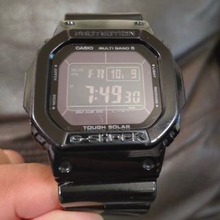 ジーショック(G-SHOCK)の美品 G-SHOCK/CASIO/電波ソーラー/GW-M5610BB-1 カシオ(腕時計(デジタル))