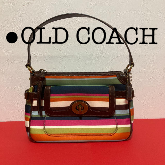 COACH - オールドコーチ ✓トートバッグ ✓マルチカラー ✓極美品の ...