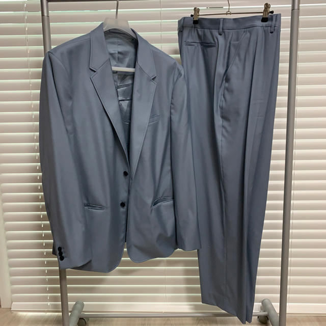 supreme set up suit blue XL