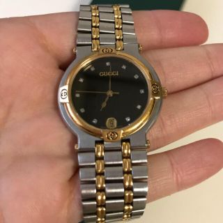 グッチ(GUCCI)の美品GUCCI グッチ 9000M 専用箱 時計(腕時計(アナログ))