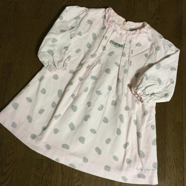 お値下げ  tutto piccolo  ワンピース  18M キッズ/ベビー/マタニティのベビー服(~85cm)(ワンピース)の商品写真