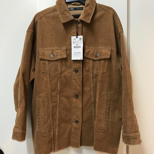 ZARA(ザラ)のkana11様専用　ザラ　コーデュロイ　ジャケット　キャメル　S レディースのジャケット/アウター(その他)の商品写真