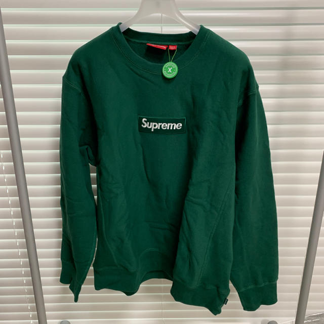 メンズsupreme box logo crew neck sweatshirt xl