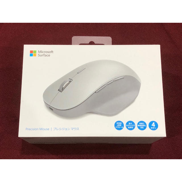Microsoft(マイクロソフト)の【美品】Surface Precision Mouse（プレシジョンマウス）  スマホ/家電/カメラのPC/タブレット(PC周辺機器)の商品写真