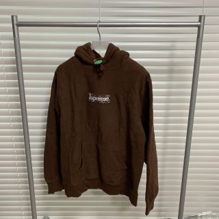 シュプリーム(Supreme)のsupreme bandana box logo hooded XL brown(パーカー)