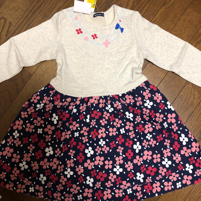 mou jon jon(ムージョンジョン)のワンピース キッズ/ベビー/マタニティのキッズ服女の子用(90cm~)(ワンピース)の商品写真