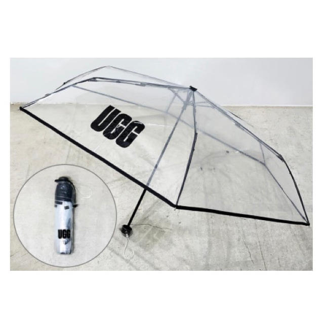 UGG(アグ)のUGG 折り畳み傘　ノベルティ　非売品 レディースのファッション小物(傘)の商品写真
