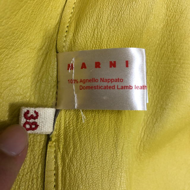 Marni(マルニ)のMARNI マルニ レザージャケット・コート サイズ38 リバーシブル レディースのジャケット/アウター(ロングコート)の商品写真